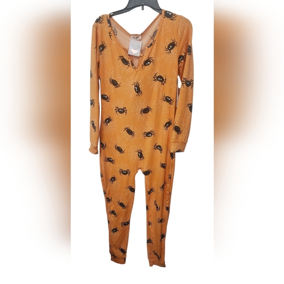 Halloween Orange Spider Bodysuit - Picture 1 of 1